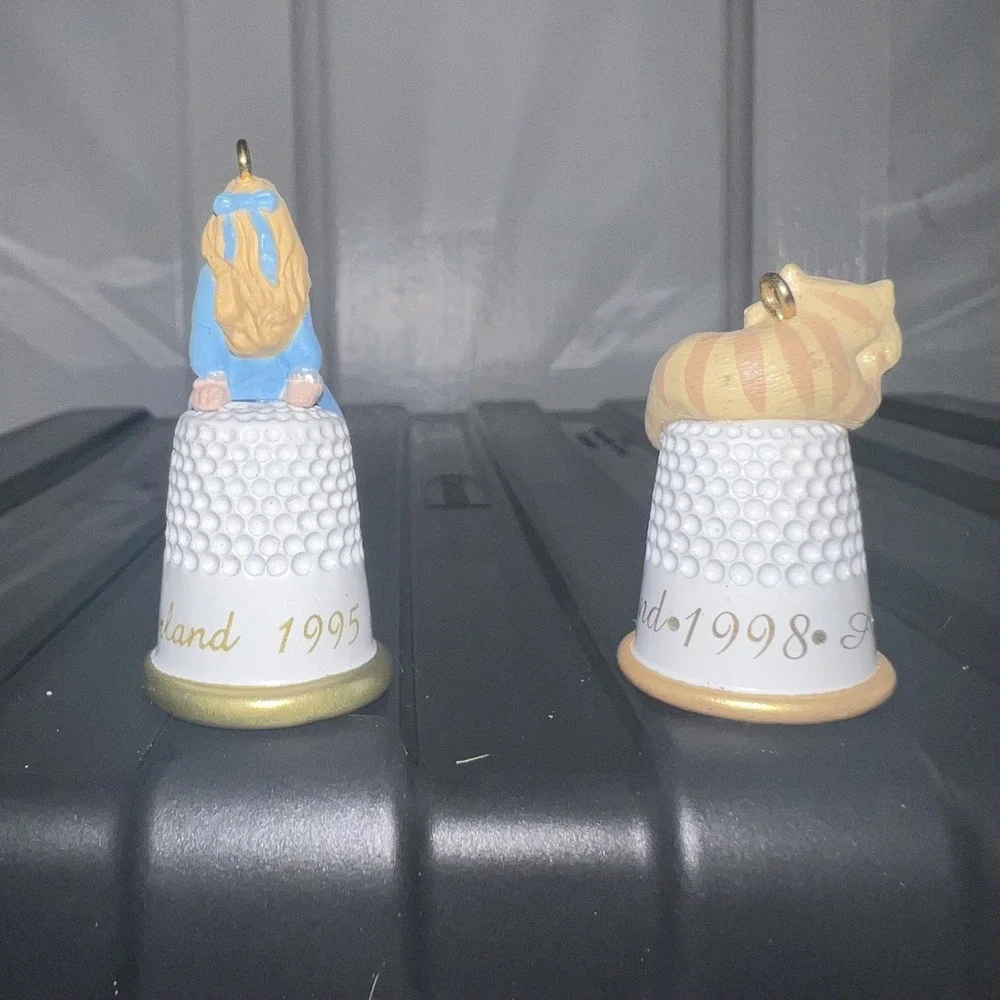 Hallmark Keepsake Mini Ornaments‎ Alice in wonderland Series Complete Set Bell